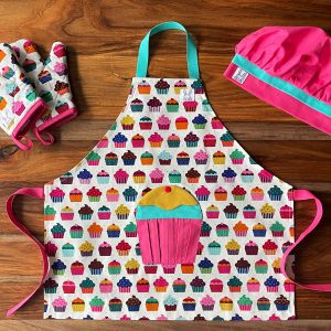 Ensemble de tablier Cupcakes 2